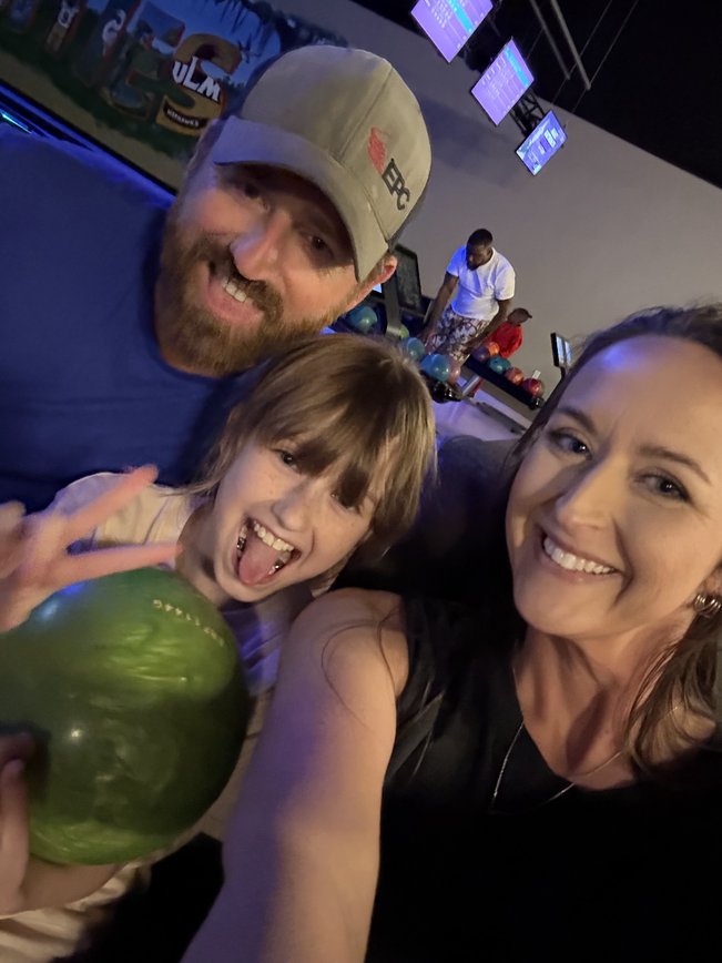 bowling night fam 🎳